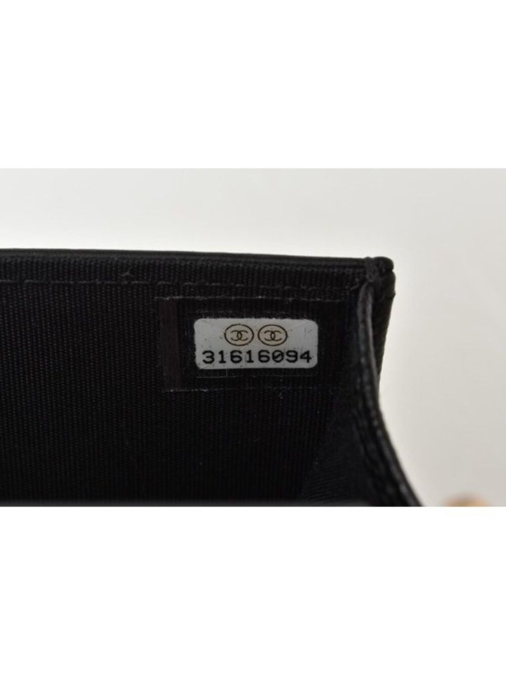 Chanel Belt Bag Coin Case Chain Pouch Boy Black Gold Hardware - Picture 10 of 10